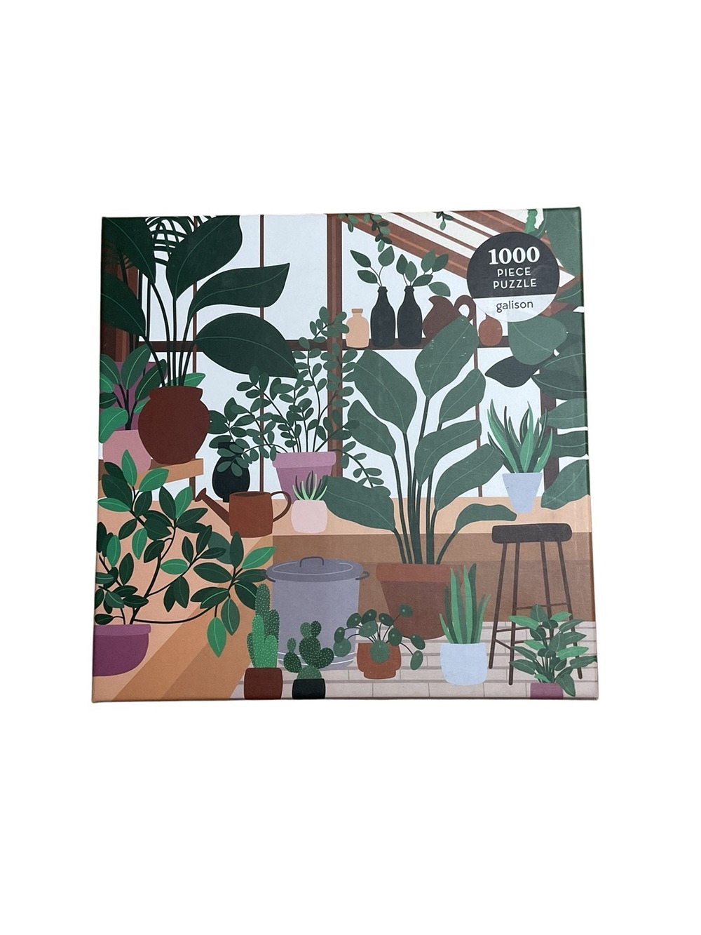 Galison House of Plants 1000 Piece Jigsaw Puzzle Indoor Plants Botanical Green